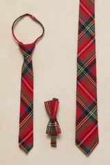 Ties in Holiday Plaid