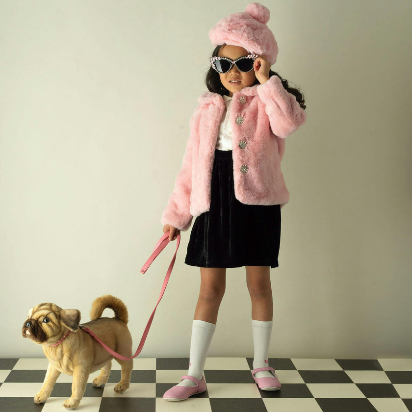 Eloise Faux Fur Jacket and Hat
