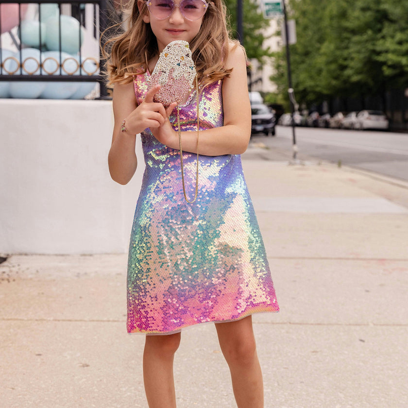 Rainbow Sunset Gem Dress