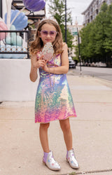 Rainbow Sunset Gem Dress