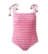 vivi one piece pink gingham