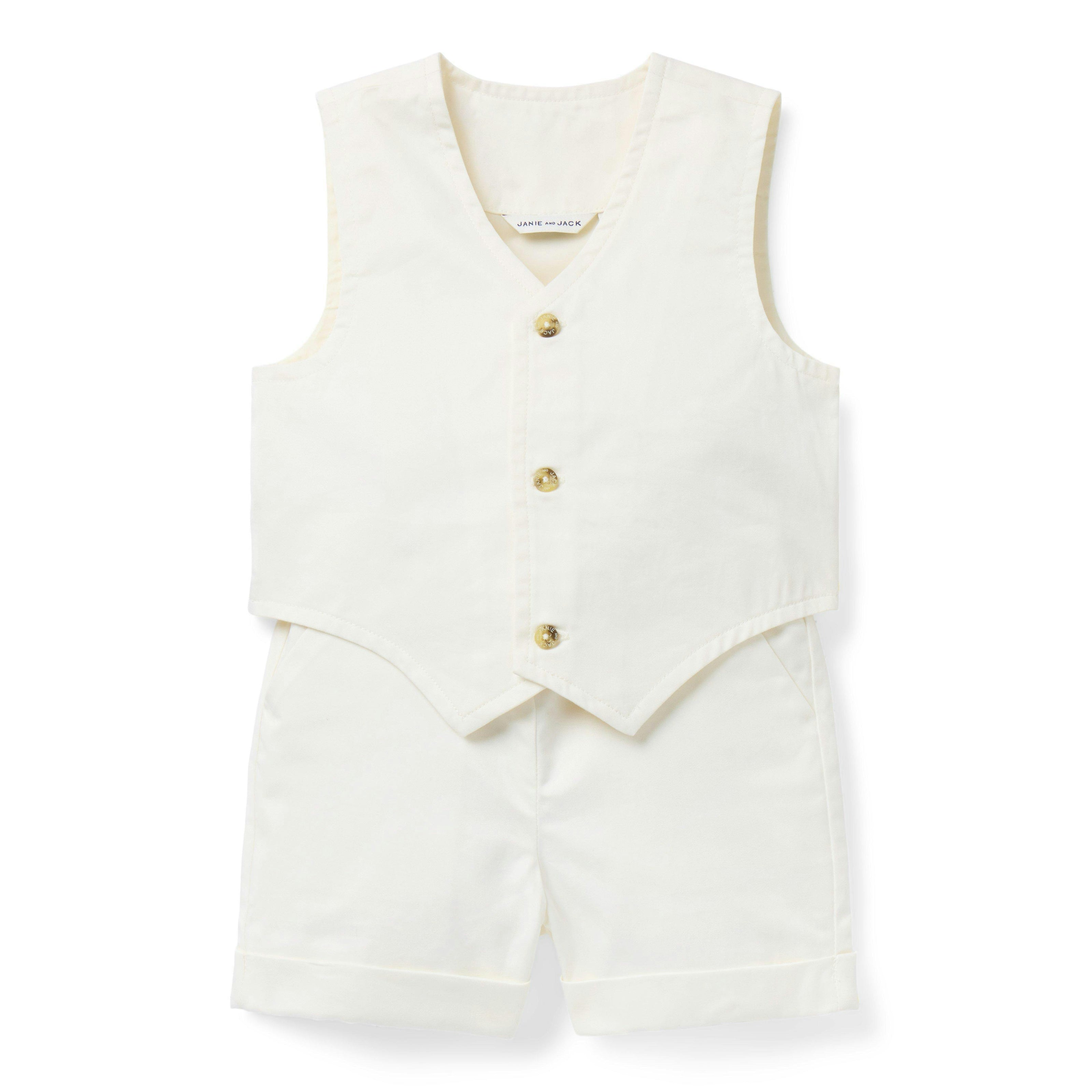 The Well Suited Baby Set, ivory