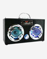 Black Bling Bluetooth Speaker & FM Radio