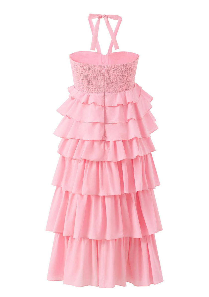 Ellie Cotton Frill Maxi Dress