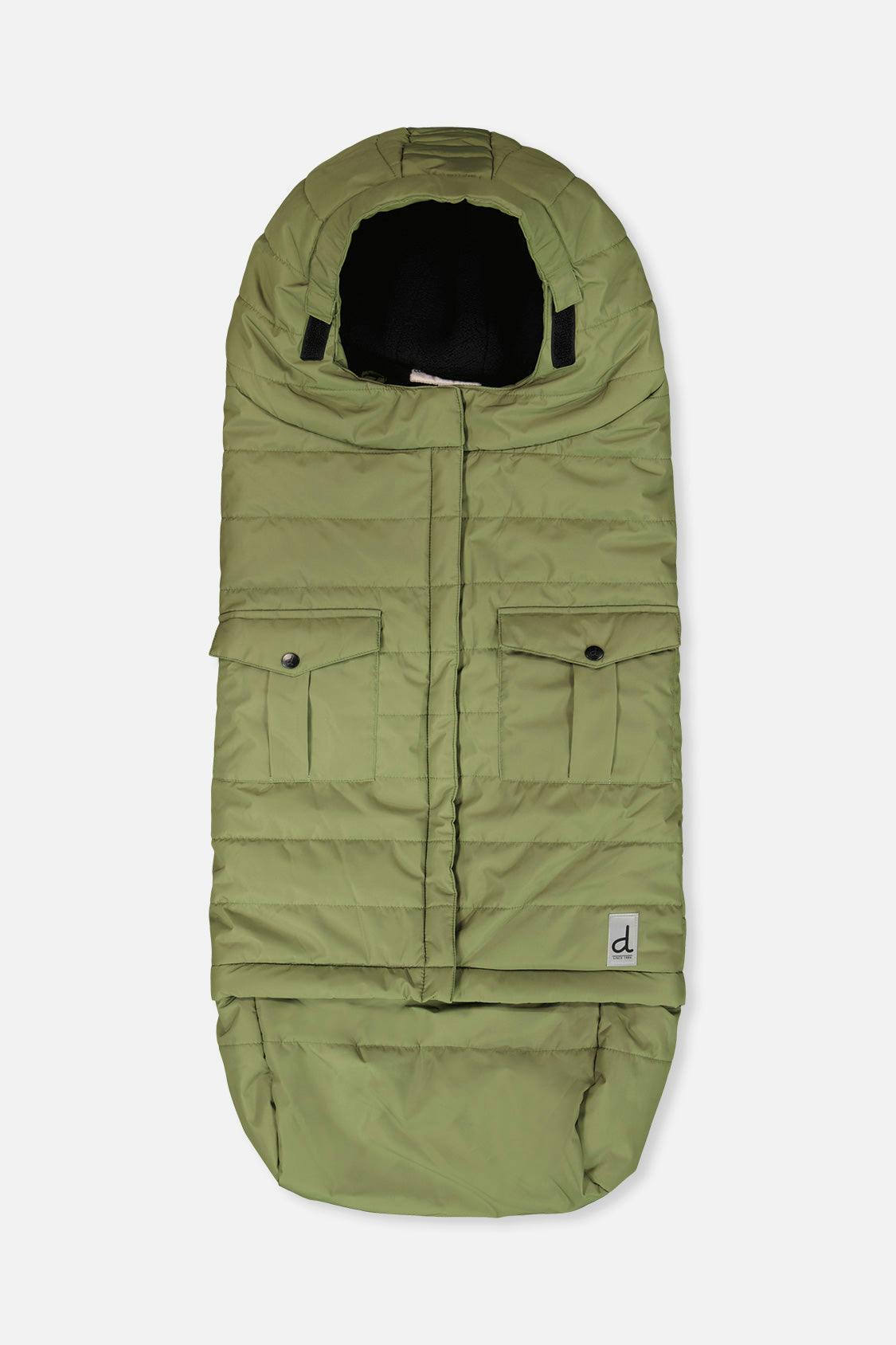 Evolutive Footmuff For Car Seats and Strollers Olive Green
