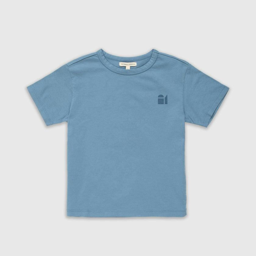Little Locals Natural Dye Tee in Bluejay