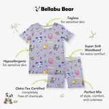 Minecraft: Pixel Pals Bamboo Kids Pajama Short Set