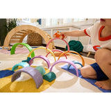 Avenlur Wooden Rainbow Stacker Blocks