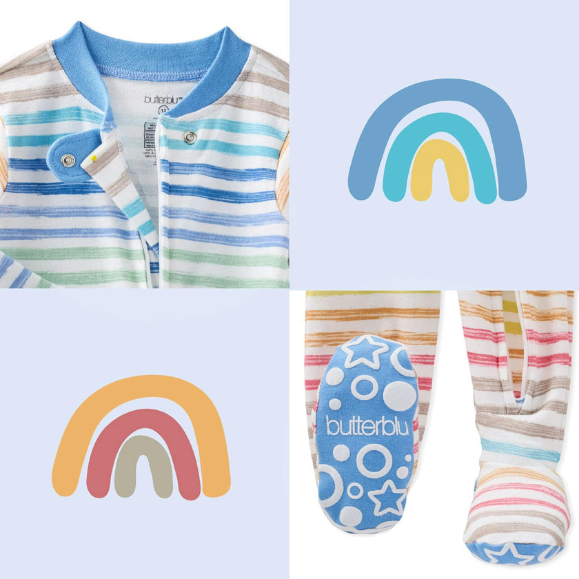 CRUZ Snug Fit Footed Sleeper