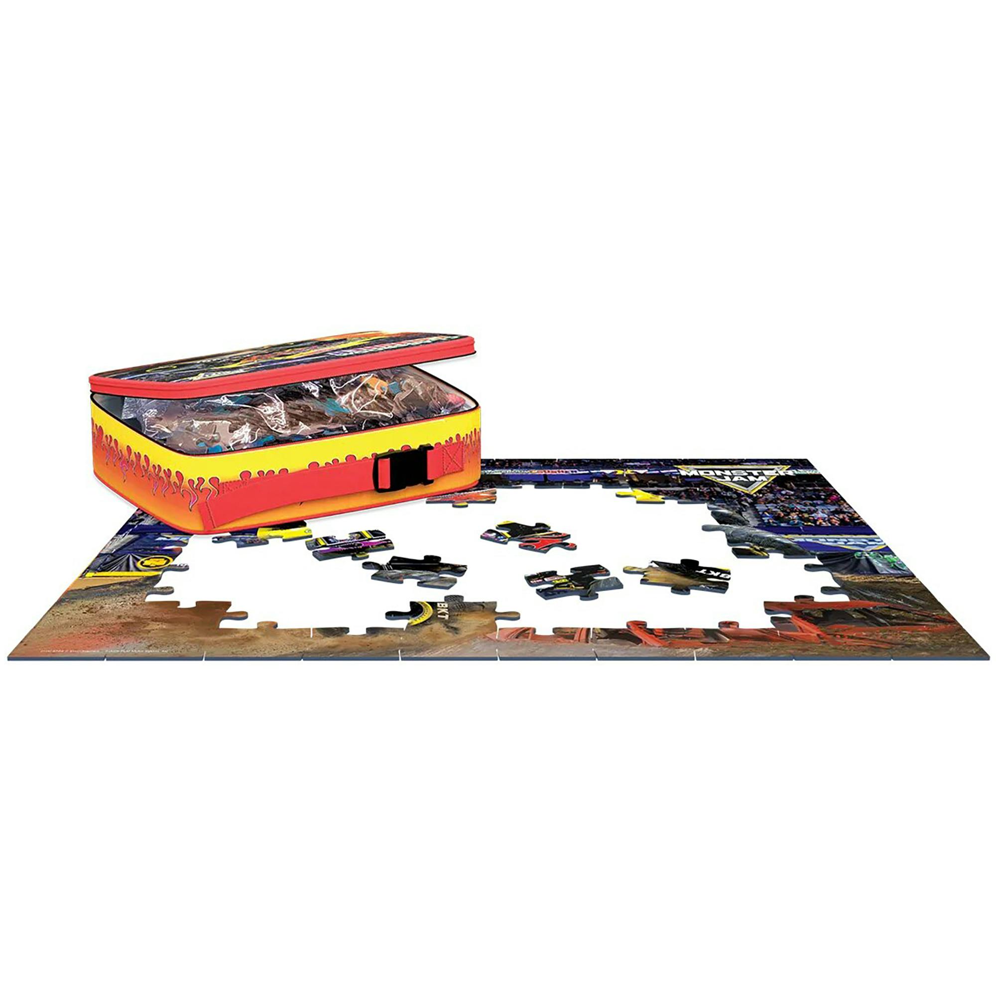Monster Jam: Lunch Bag & 100pc Puzzle - Classroom Crusher