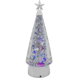 11.5-Inch Battery-Operated USB LED Rotating Christmas Tree