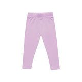 Girls' Basic Everyday Bamboo Leggings, Lavender
