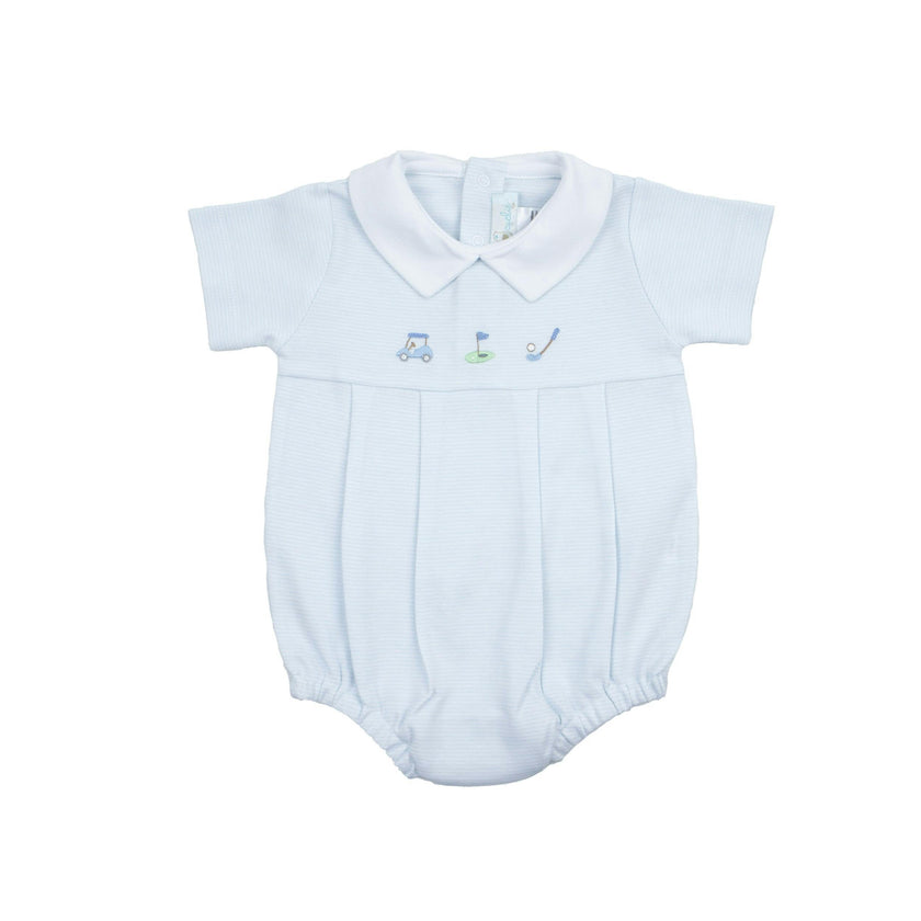 Pointed Collar Golf Bubble Romper