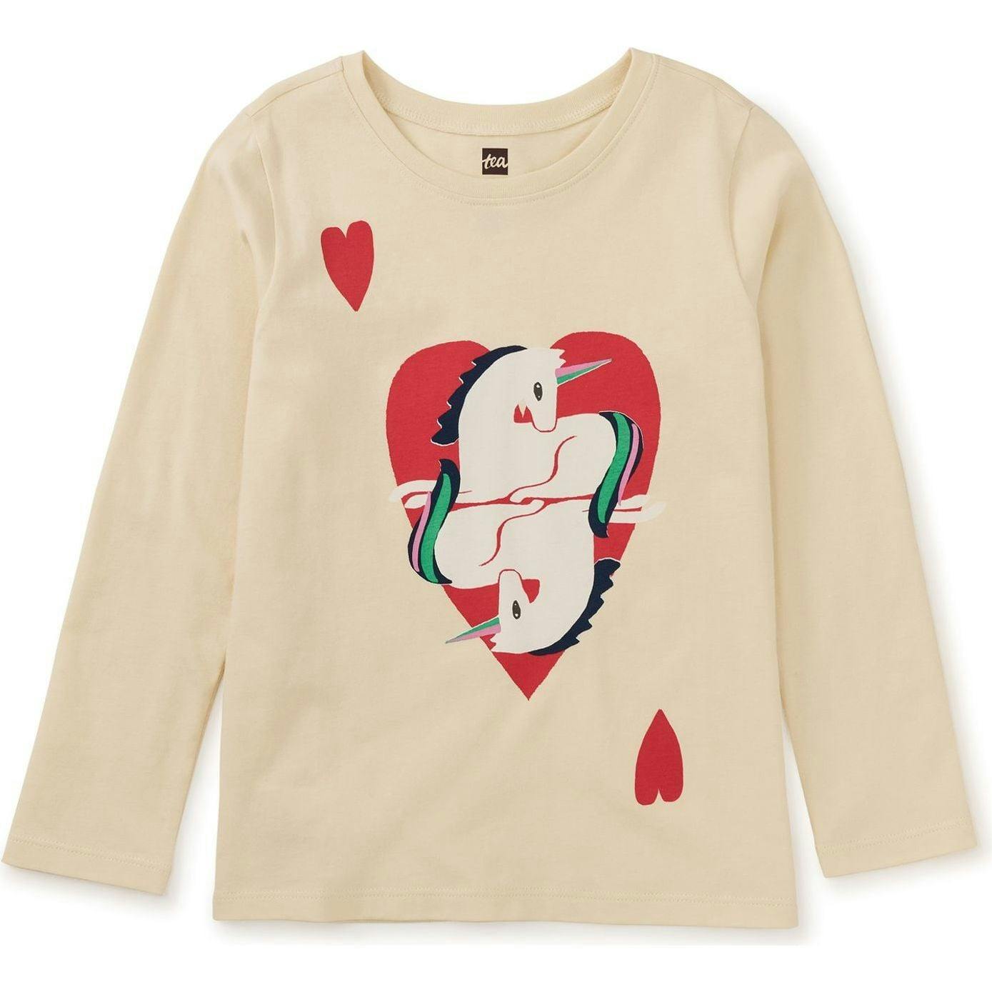 of Hearts Graphic Tee, Natural