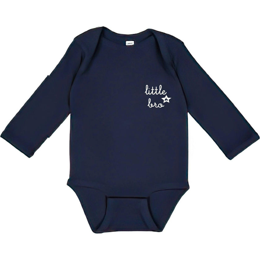 little bro / little sis Baby Longsleeve Onesie
