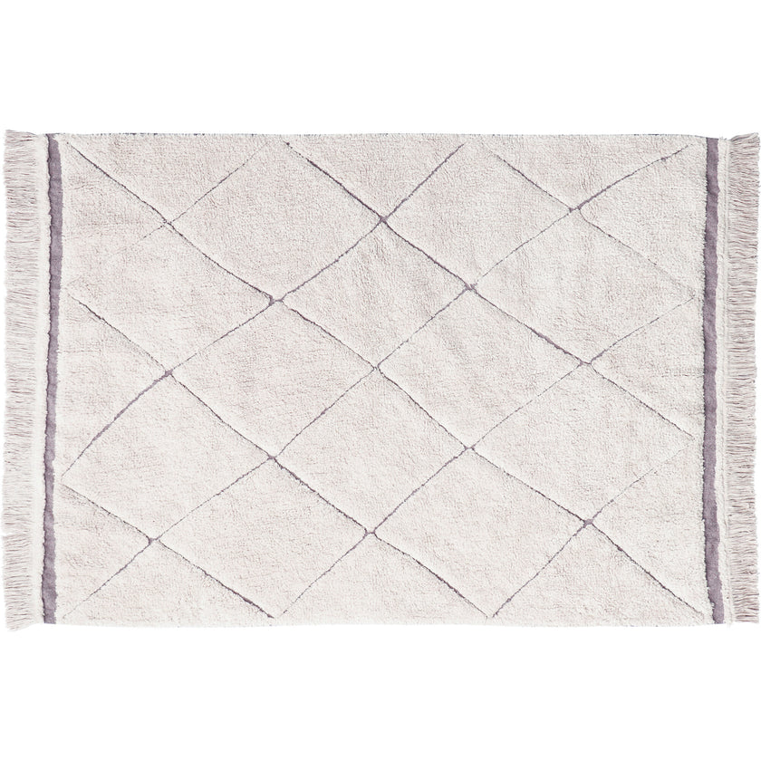 Bereber RugCycled Washable Rug, Natural