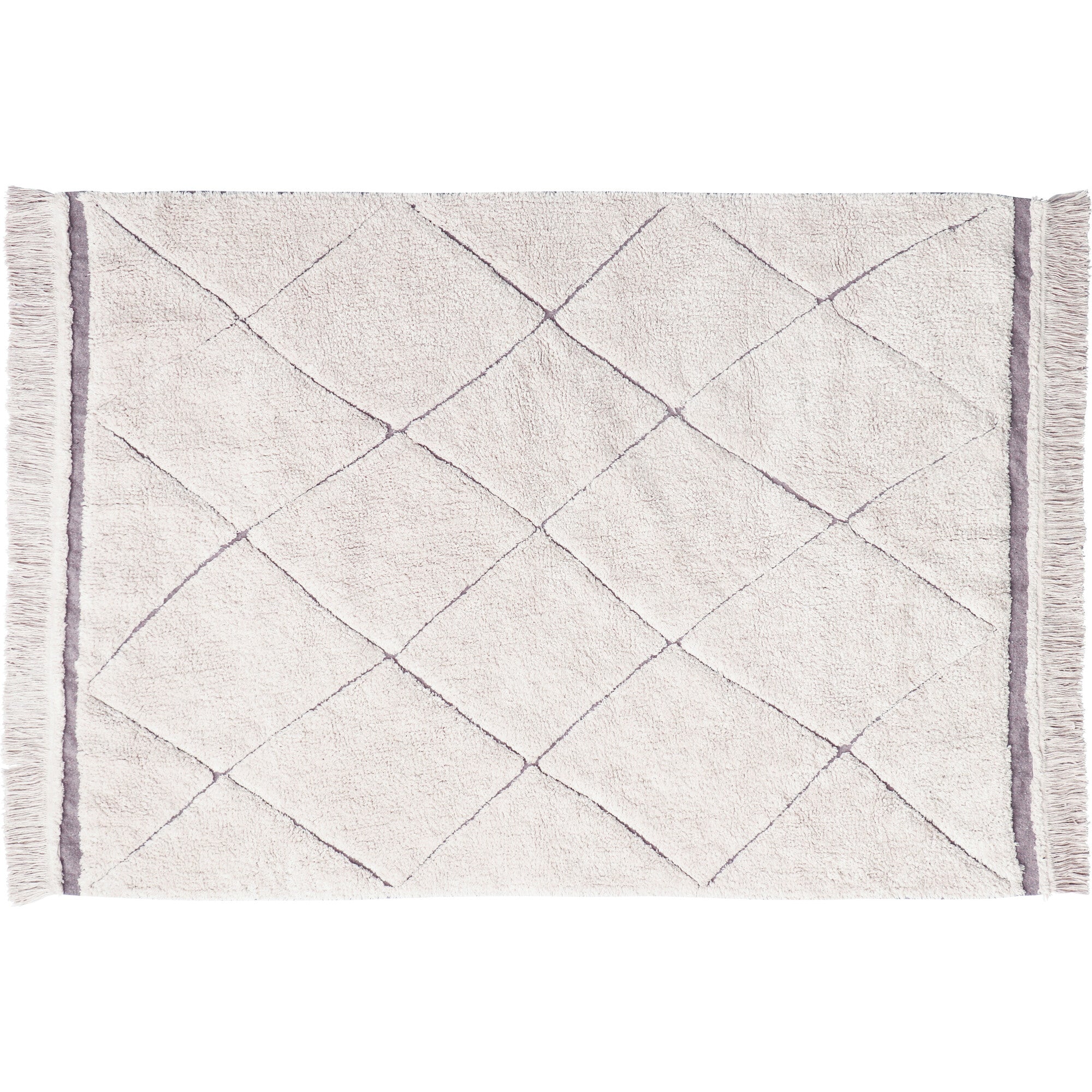 Bereber RugCycled Washable Rug, Natural