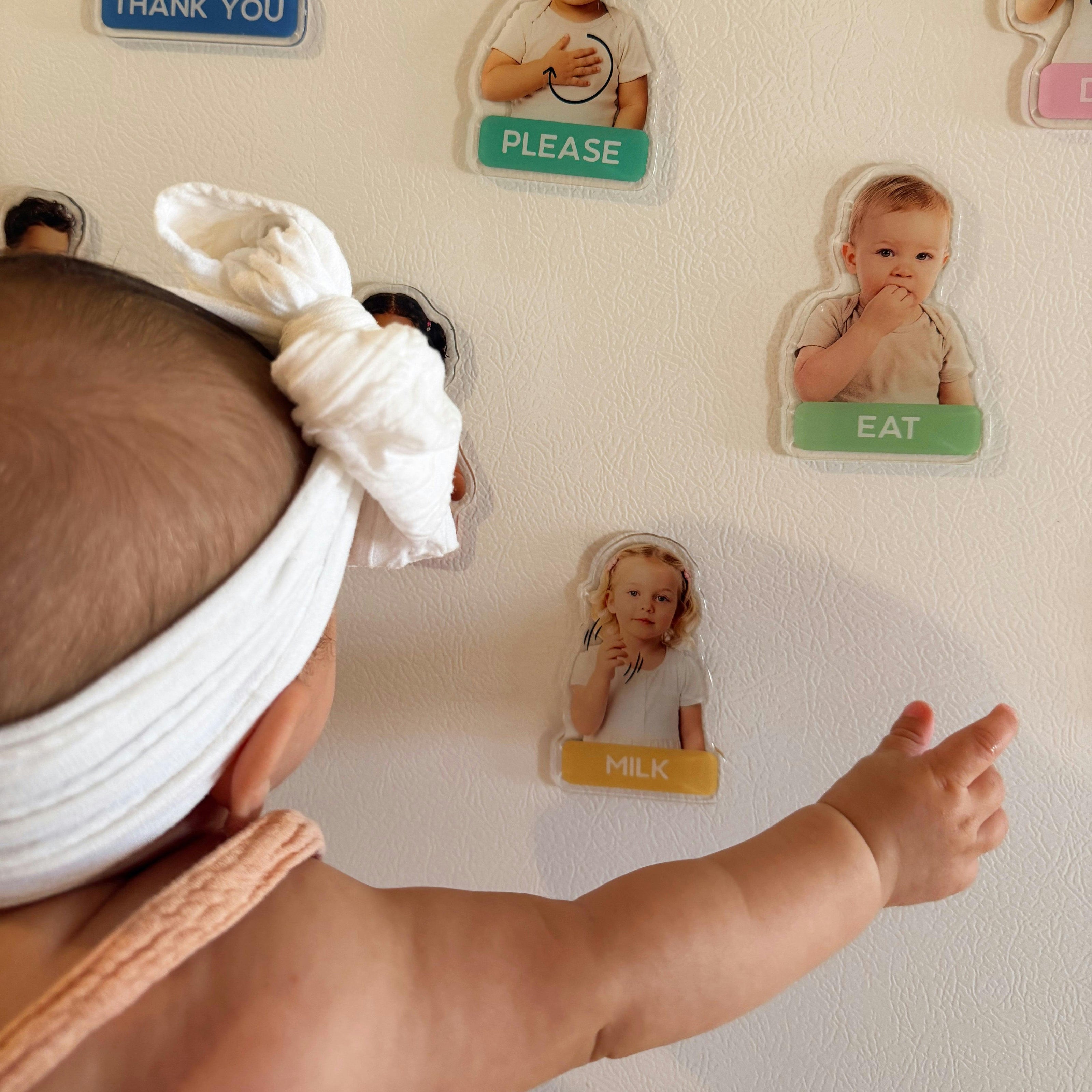 ASL Baby Sign Magnets