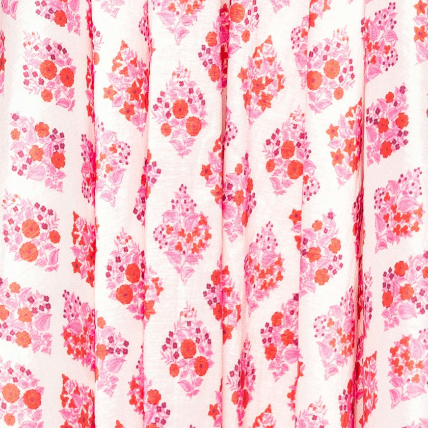 Kylie Dress in Rouge Lattice Floral