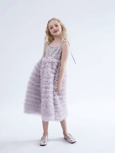 Lavender Liliana Sequin Tulle Dress