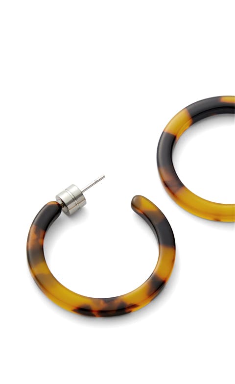 Mini Hoops in Classic Tortoise