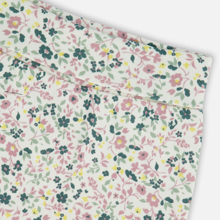 Organic Cotton Evolutive Pant Off-White Floral
