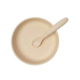 Silicone Baby Plate Bowl - Sand