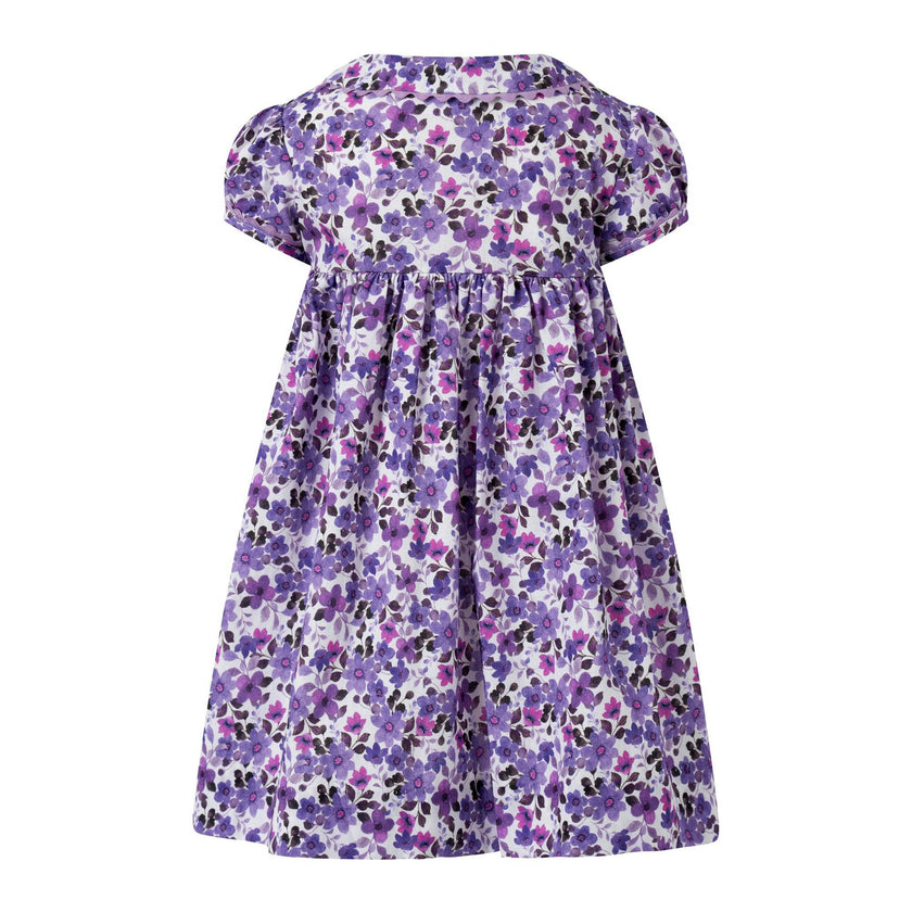 Violet Button-Front Dress & Bloomers