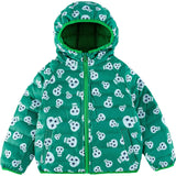 Ryan Reversible Puffer Hood Zipper Down Jacket
