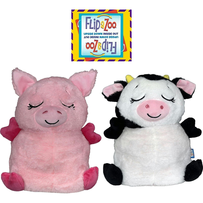 FlipaZoo: Upside Down Inside Out - to - 2-In-1 Animal Plush