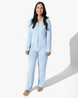 Sky Blue Bamboo Women's Pajama Set