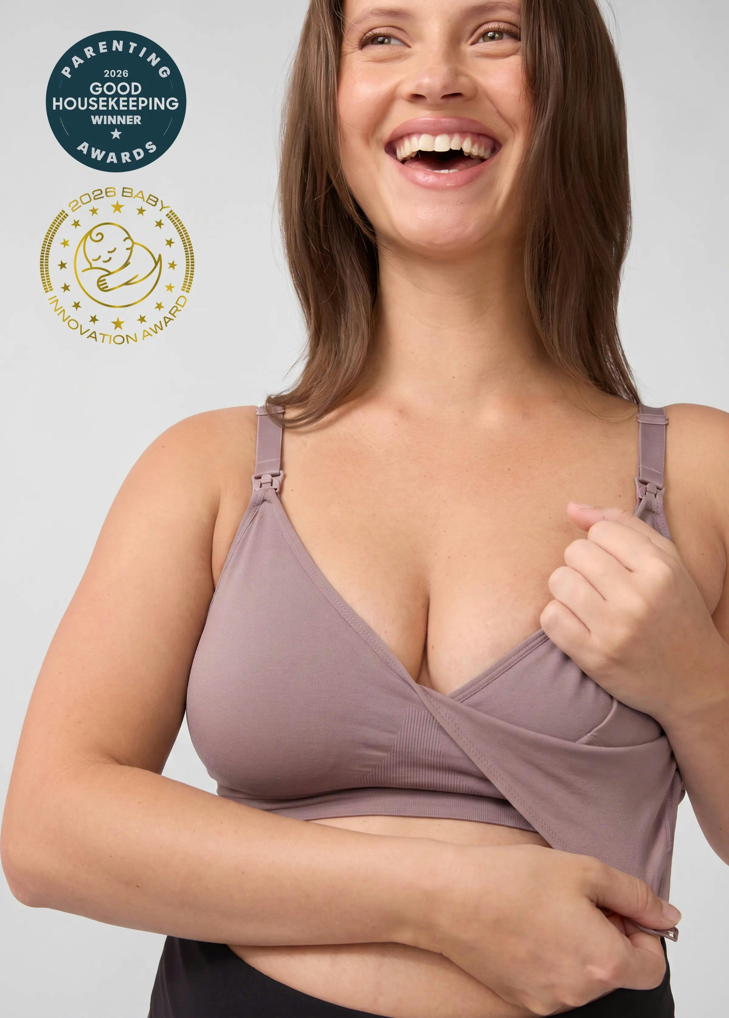 Award-Winning Seamless Nursing + Pumping Bra 2-Pack