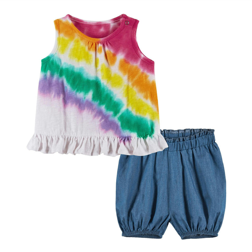 Baby Rainbow Top and Short Set