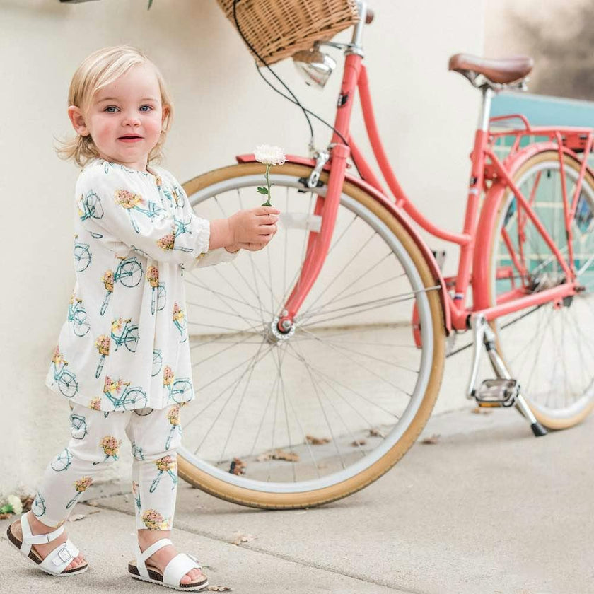 Water Lily Bamboo Dress & Legging Set