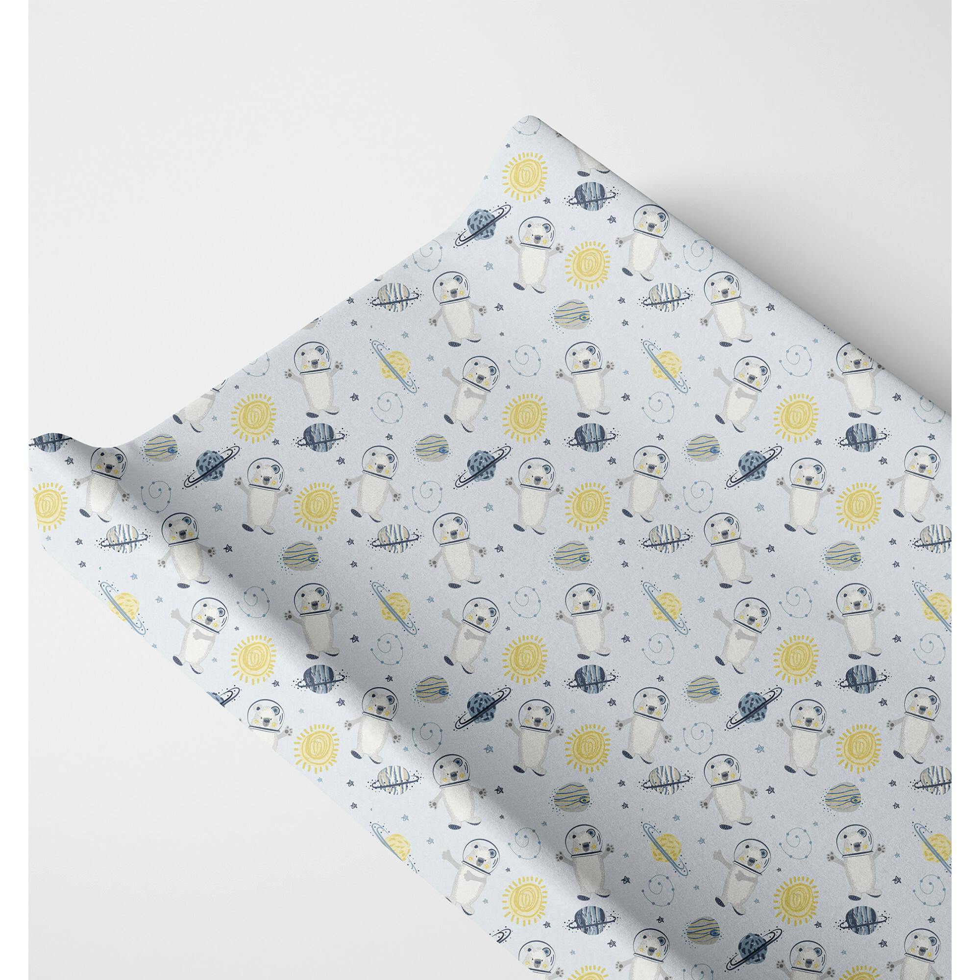 Print Organic Changing Pad Cover