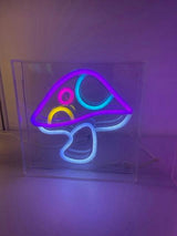 Neon Art Desktop /Wall Sign-Mushroom