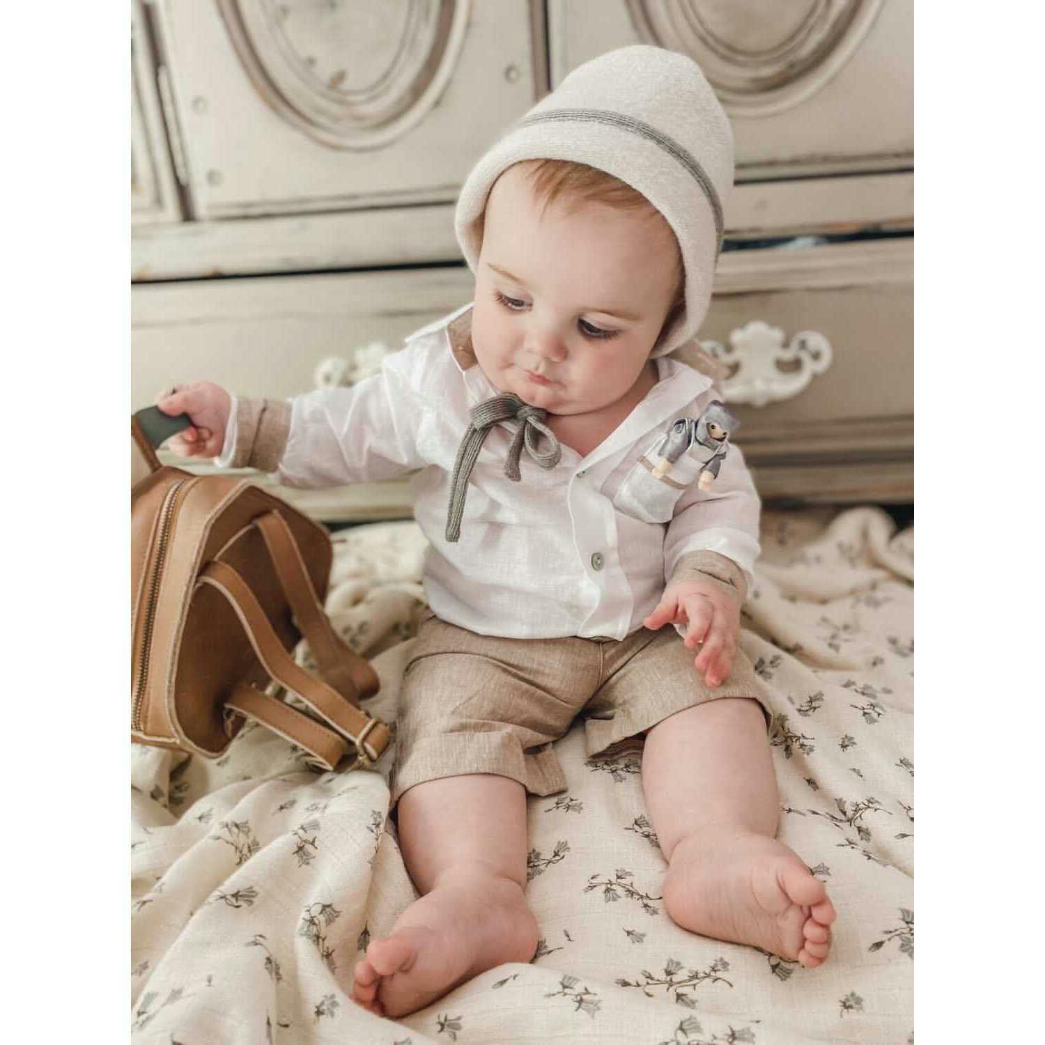 Ashton Linen Top and Shorts Set
