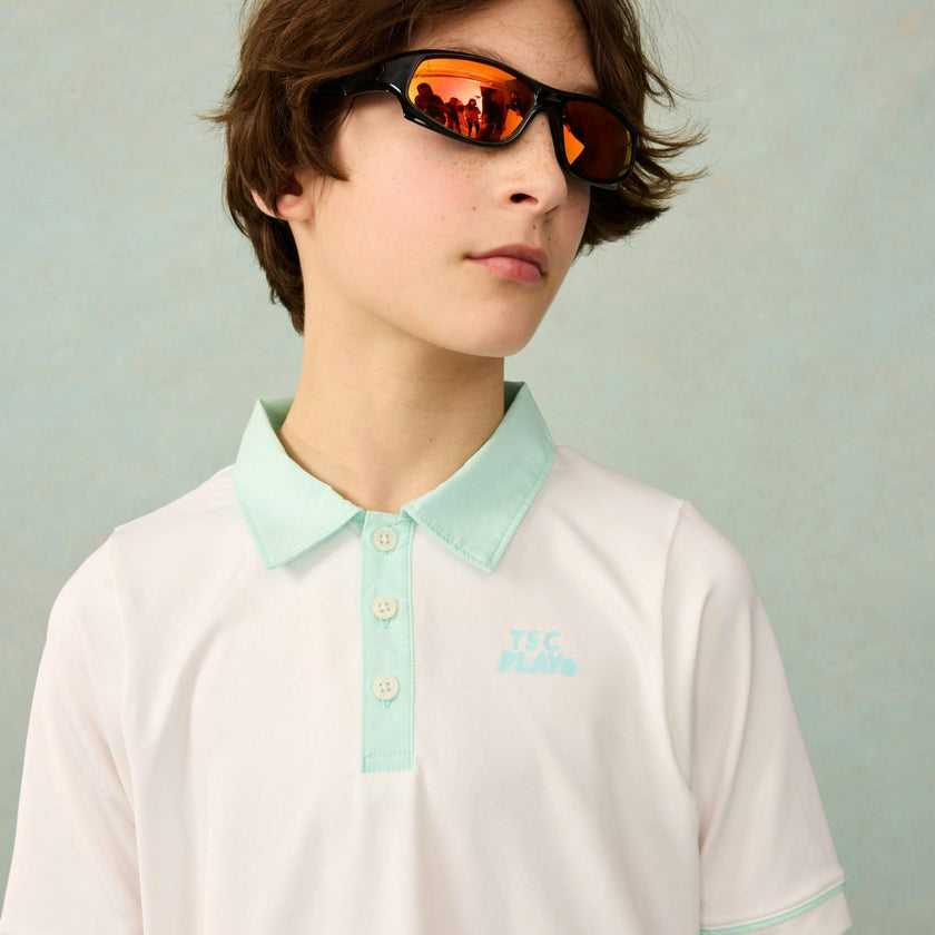 Performance Play Polo in Pastel Trim