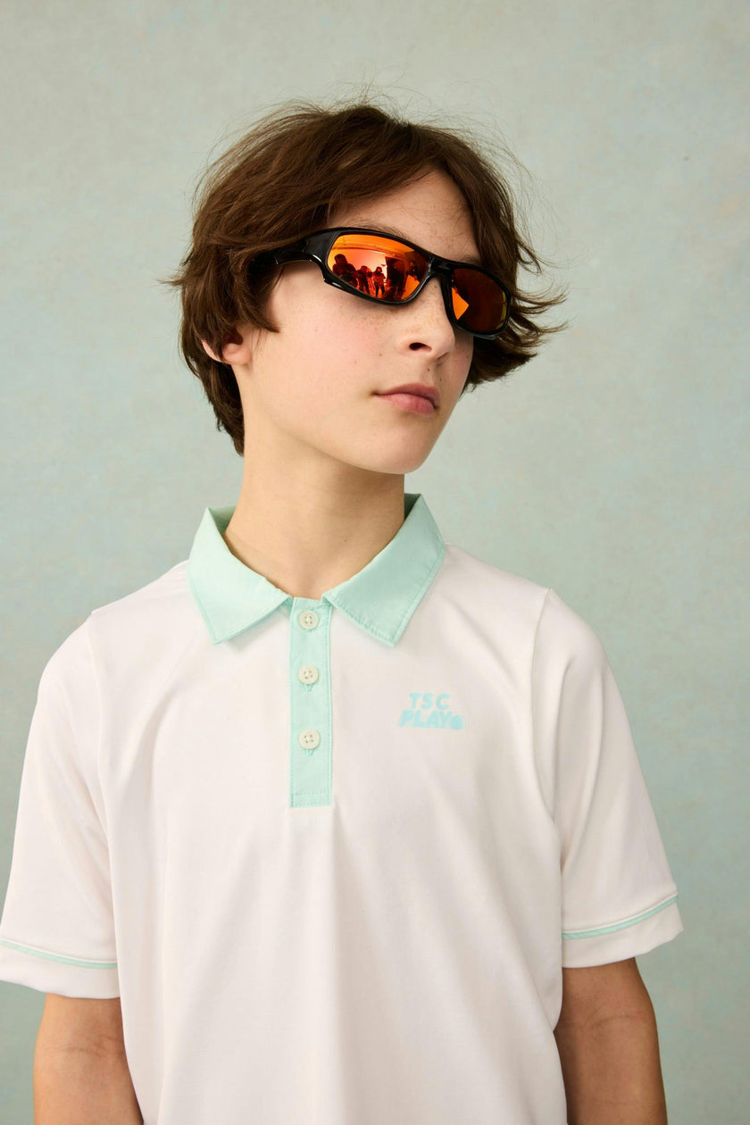 Performance Play Polo in Pastel Trim