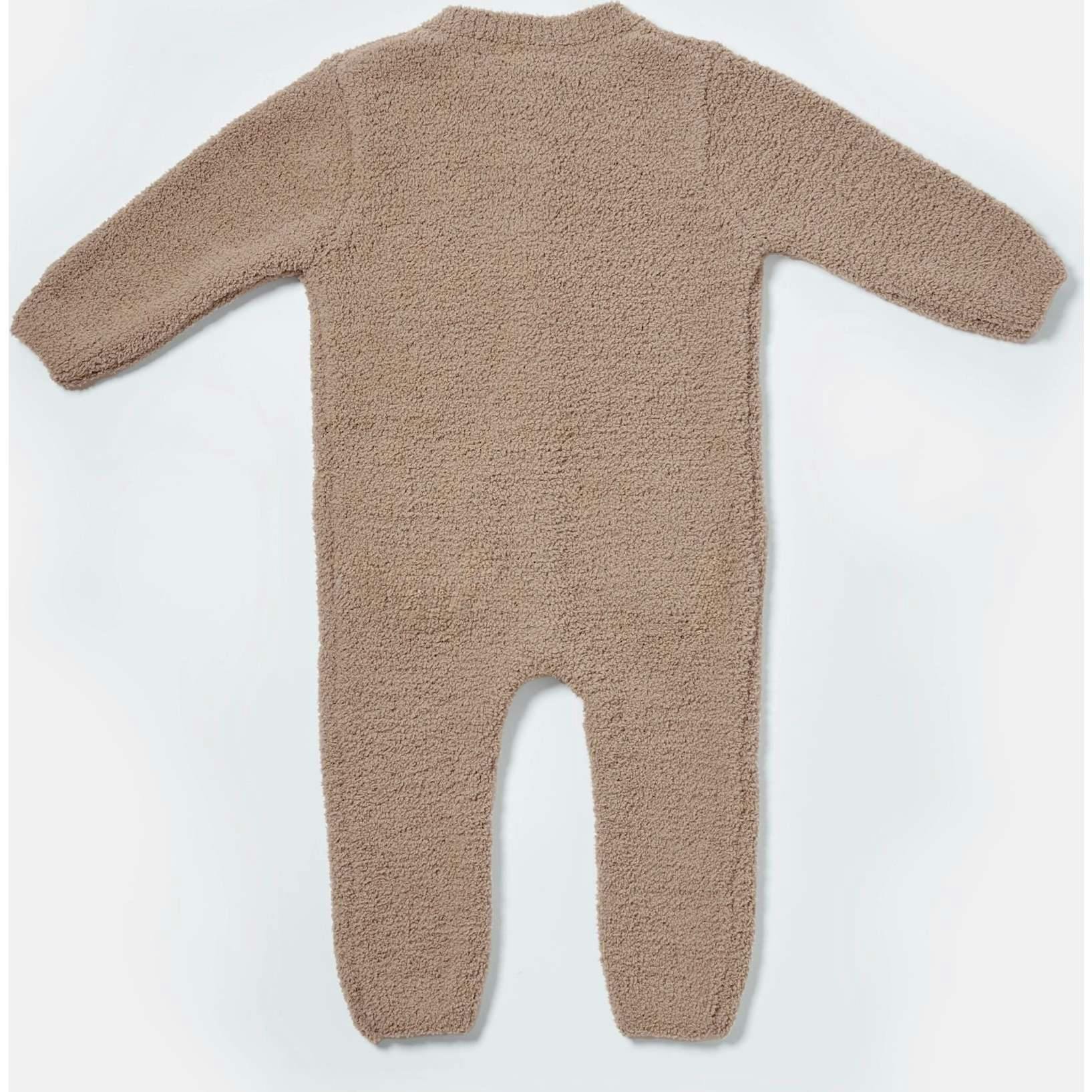 Fuzzy Long Sleeve Jumpsuit
