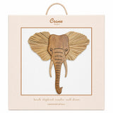 Kendi Elephant Safari Wooden Wall Decor