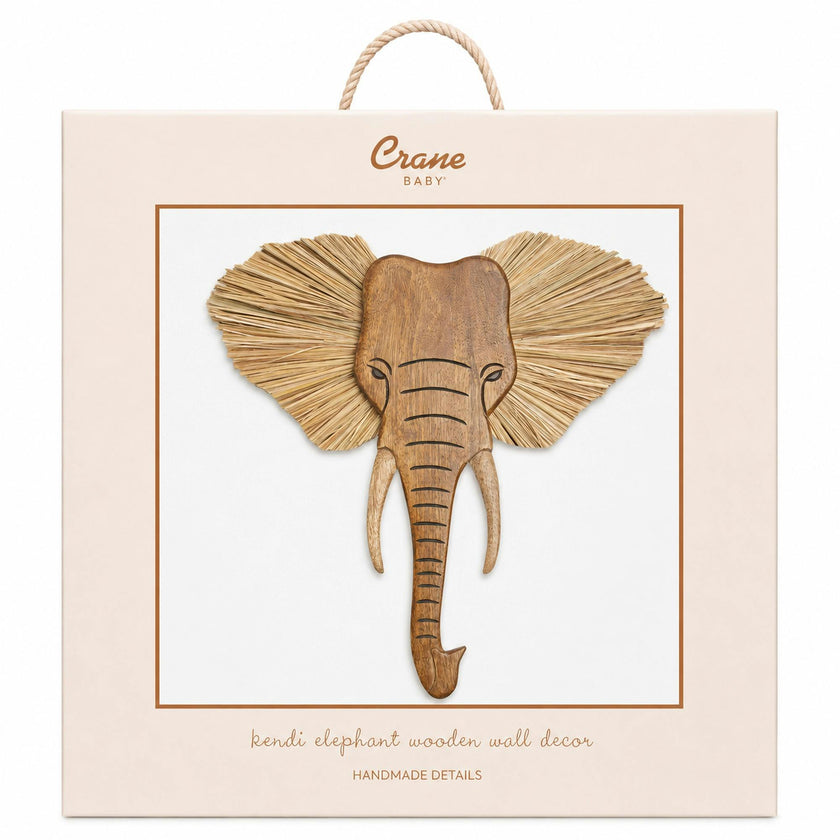 Kendi Elephant Safari Wooden Wall Decor