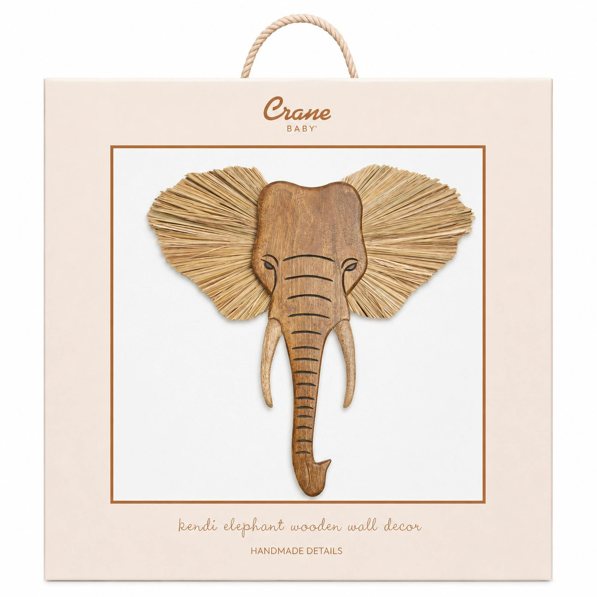Kendi Elephant Safari Wooden Wall Decor