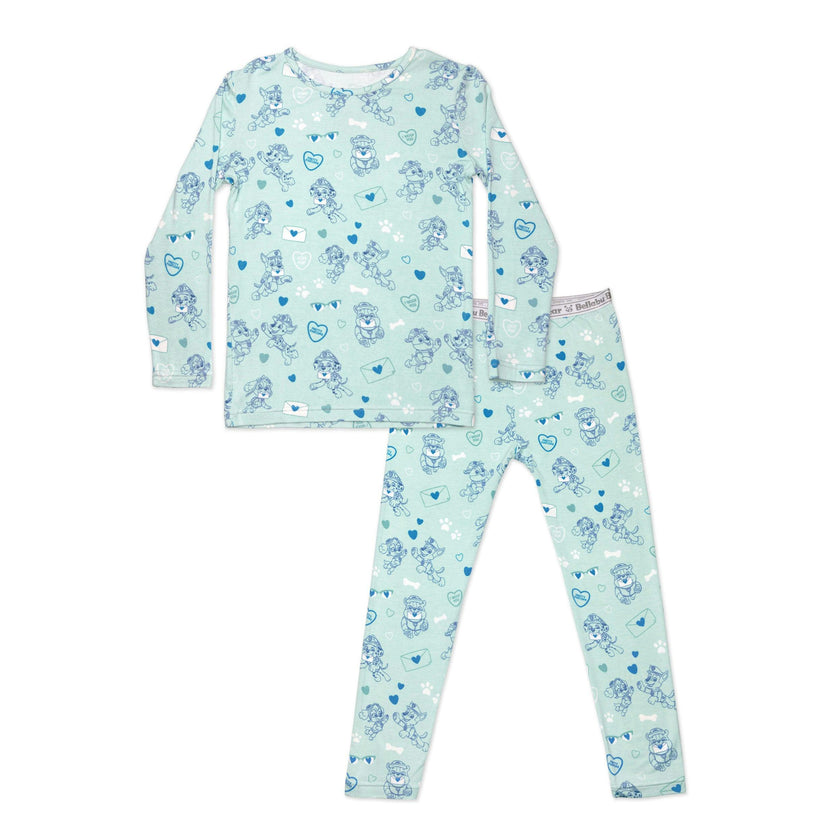PAW Patrol: Love Paws Blue Bamboo Kids Pajamas