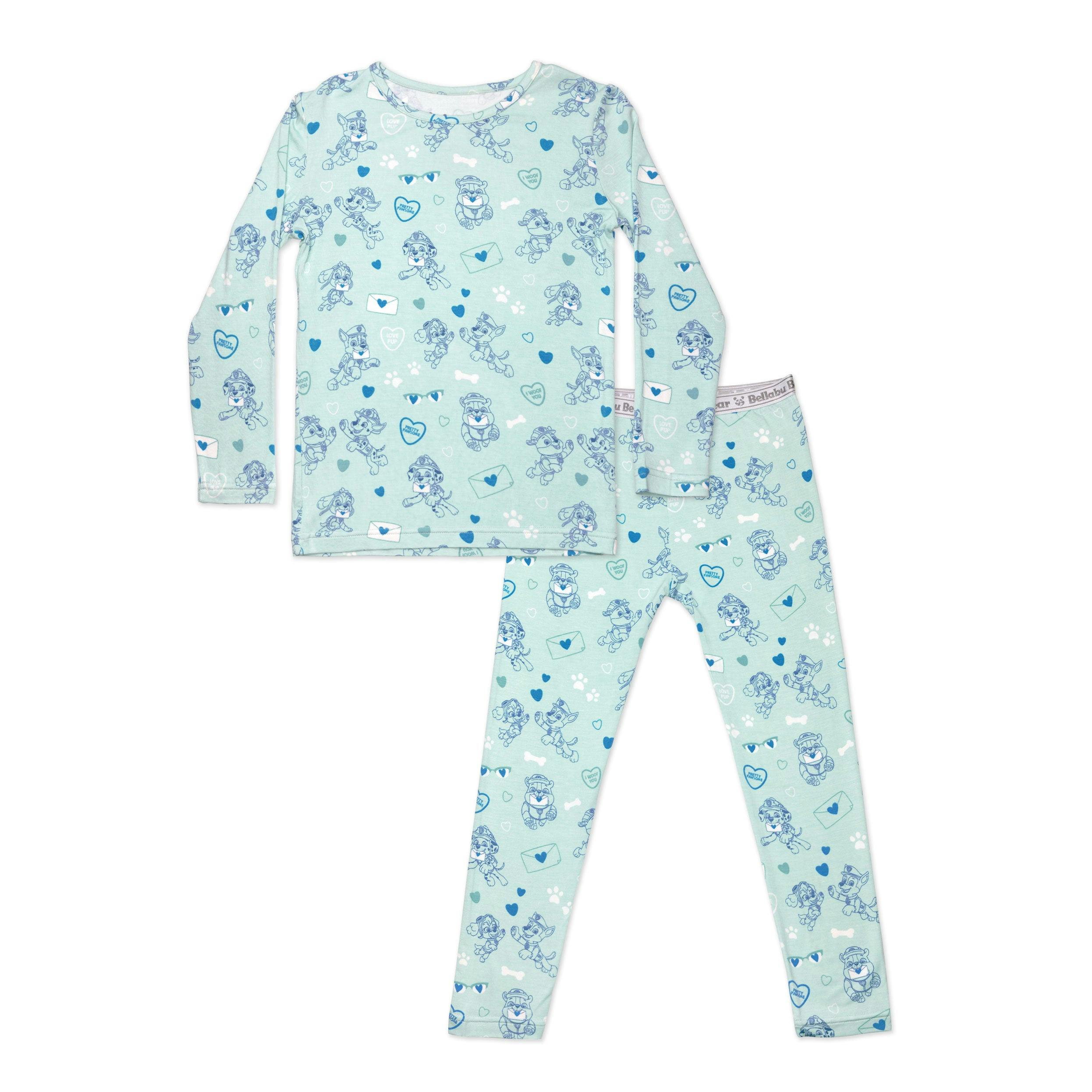PAW Patrol: Love Paws Blue Bamboo Kids Pajamas