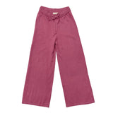 Girls Knit Flare Pants in Winter Mauve