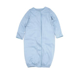 Organic Pima Baby Gown Blue