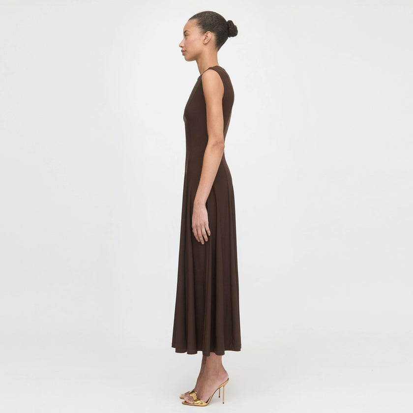 The Mila Dress - Chocolate Jersey