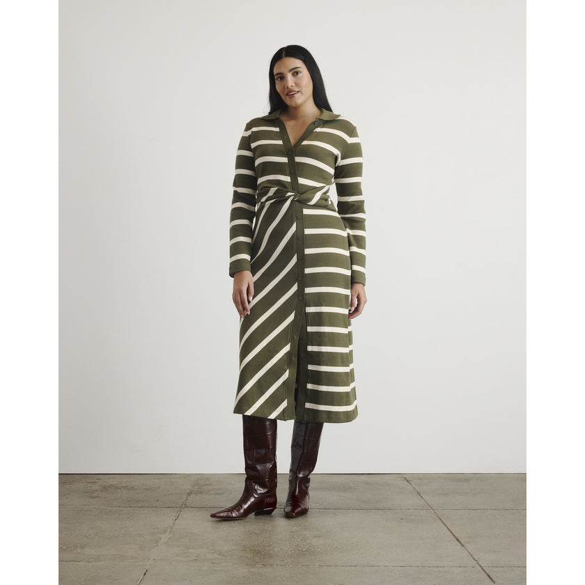 Ellicot Dress, Stripes