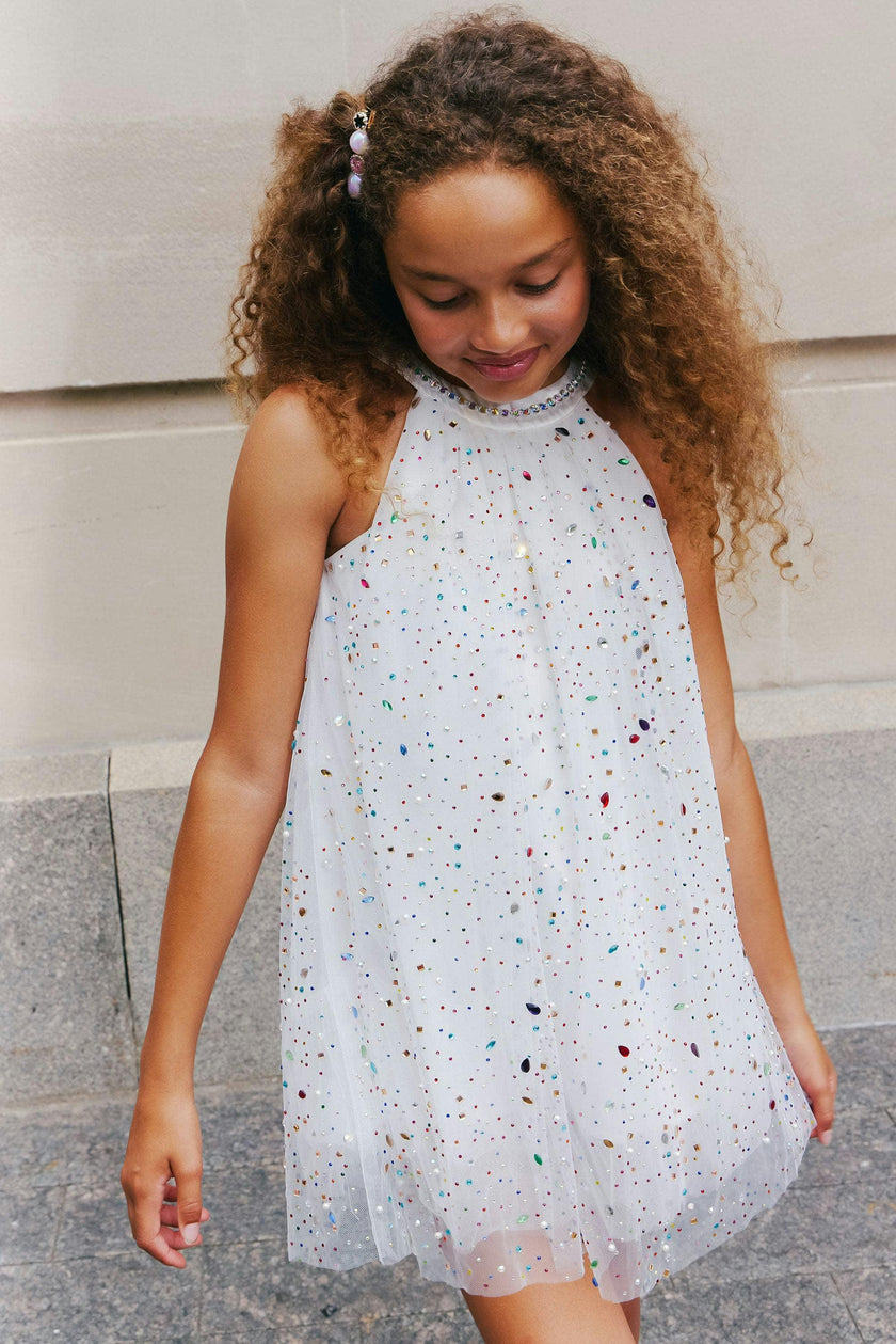 Rainbow Crystal Gem Dress